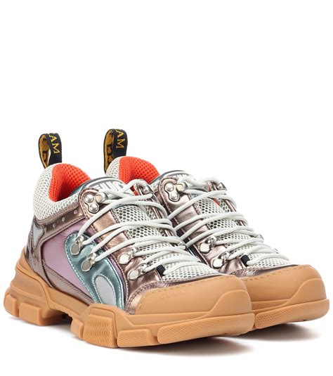 gucci flashtrek sneakers aus leder|gucci flashtrek leather sneakers.